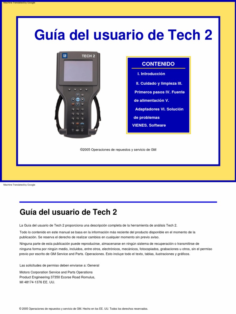Manual Uso TECH2-ESPAÑOL (001-150) | PDF | Software | USB