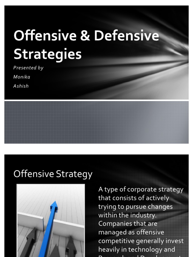 Offensive Strategies in Management | PDF | Competition | Strategic ...