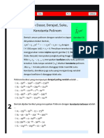 Soal Bab Polinom