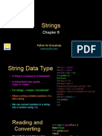 Strings: Python For Everybody