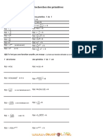 Cours - Math Résumé Recherche Des Primitives - Bac Economie Gestion (2010-2011) Mme Rawda Abdesslem