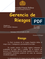 Gerencia de Riesgos