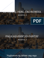 MODYUL 3 Lipunang Pang-Ekonomiya