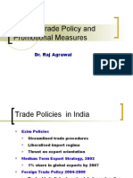 Foreign Trade Policy and Promotional Measures: Dr. Raj Agrawal