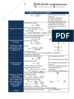 Formulario Campo Gravitatorio y Eléctrico