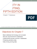 Security in Computing, Fifth Edition: Chapter 7: Databases