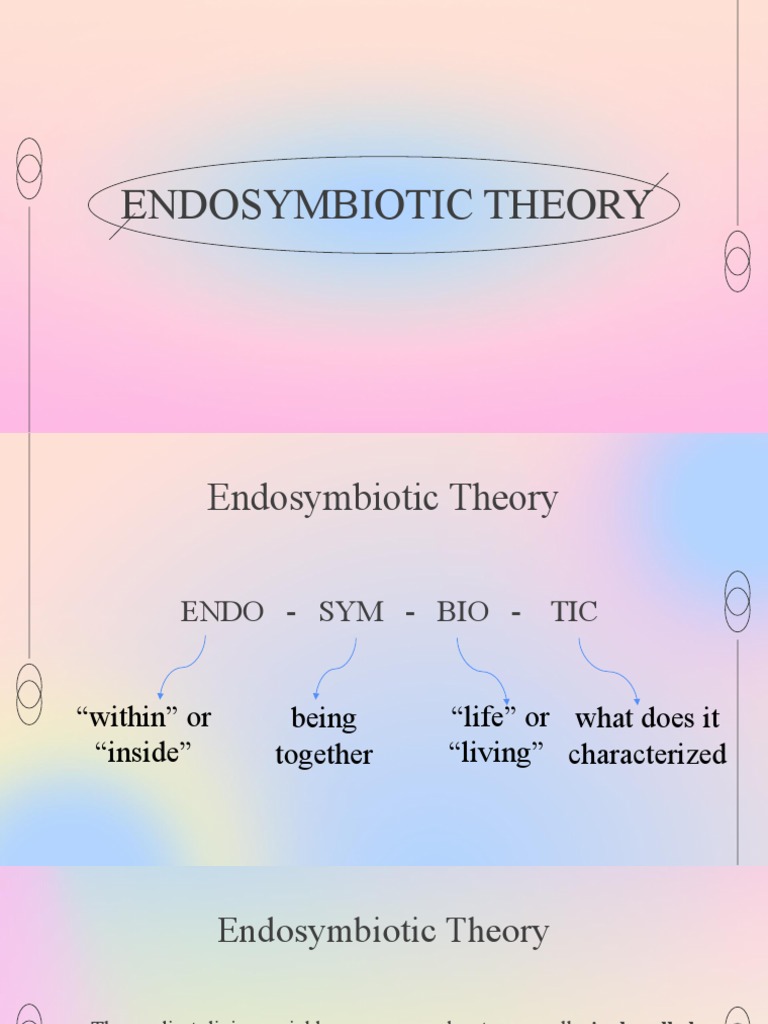 Endosymbiotic Theory Explained | PDF
