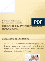  Descansos Obligatorios y Licencias Remuneradas