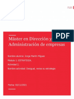 Actividad 2. Modulo 1. ESTRATEGIA. Desigual, Revisa Su Estrategia