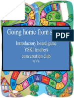 Going Home From School: Introductory Board Game YSKI Teachers Conversation Club