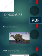 Dinosaurs