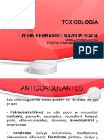 Toxicología Anticoagulantes