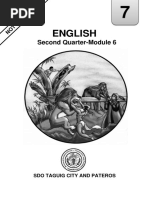 English: Second Quarter-Module 6