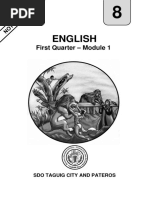 English: First Quarter - Module 1