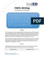 TOEFL Writing: Test Preparation and Strategies