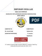 Contemporary India Lab