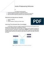 Separating Mixtures Methods Lesson