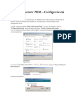 Windows Server 2008 Configuracion de Red