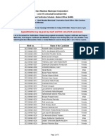 Appointments May Be Given by Merit and First Come First Serve Basis