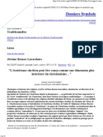 Rousse-Lacordaire, Jérôme - Entretien - Dossiers Symbole