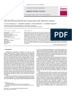 CdS Thin Films Growth by Fast Evaporatio