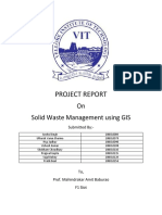 Project Report: On Solid Waste Management Using GIS