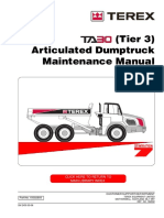 (Tier 3) Articulated Dumptruck Maintenance Manual: Click Here For of Contents