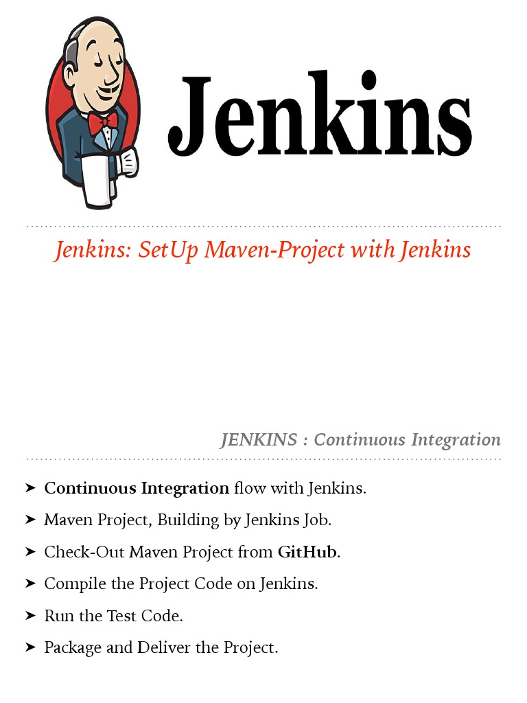 Jenkins: Setup Maven-Project With Jenkins | PDF | Computers