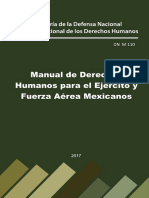 Manual de Derechos Humanos Para El Ejercito y Fuerza Aerea Mexicanos 2017