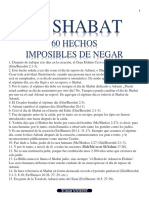 El Shabat: 60 Hechos Imposibles de Negar