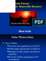 Solar Energy: The Ultimate Renewable Resource: Bhim Kafle