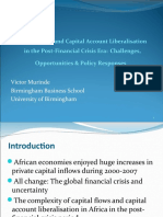 Presentation - Capital Flows and Capital Account Liberalisation in The Post-Financial-Crisis Era Challenges Opportunities and Policy Responses