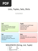 Intro Python Data Structures