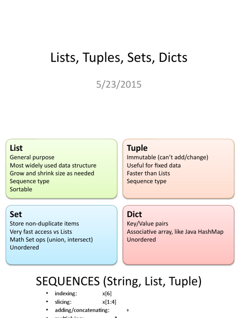 Intro Python Data Structures | PDF | Mathematical Logic | Theoretical ...