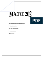 Math202 Outline