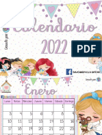 Calendario Princesas 2022