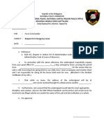 Philippine National Police, National Capital Region Police Office Regional Mobile Force Battalion Memorandum