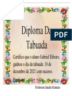 Diploma Tabuada