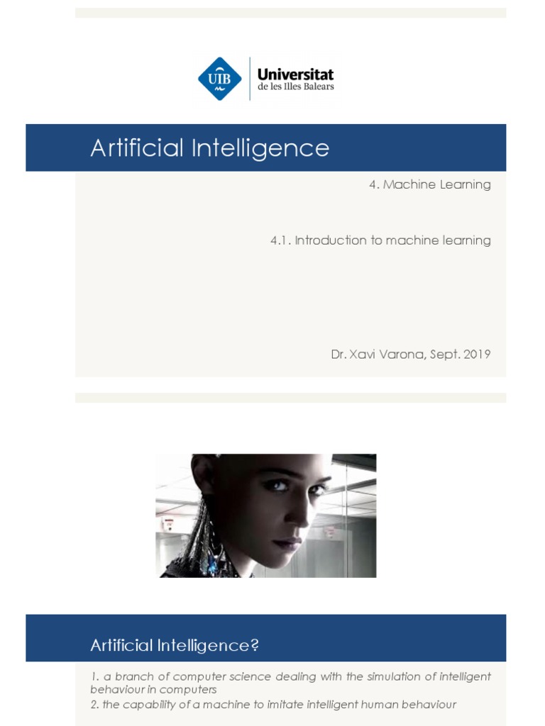 Introduction to Machine Learning Basics | PDF | Machine Learning ...
