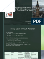 Local government in the UK. Political parties in the UK's parliament (Тарасова В 04001906)