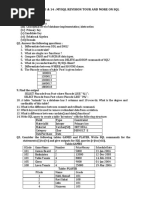 Chapter 13 & 14: Mysql Revision Tour and More On SQL