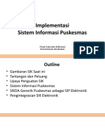 Implementasi Sistem Informasi Puskesmas: Pusat Data Dan Informasi Kementerian Kesehatan