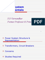 Power System Fundamentals: S D Varwandkar Former Professor & Principal, VJTI