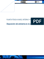 Jaramillo L.-PLANTA FÍSICA A NIVEL INTERNO Y EXTERNO. Disposición Del Ambiente en El Aula