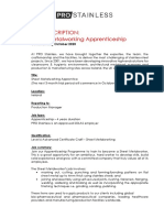 Pro Stainless Sheet Metalworking Apprenticeship Job Description Ire 3