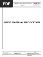 Piping Material Specification Rev0 PDF Free