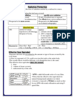 Radiation Protection: Whole-Body Radiation Specific-Area Radiation