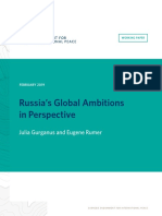 Russia's Global Ambitions in Perspective: Julia Gurganus and Eugene Rumer