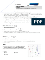 ANÁLISIS MATEMÁTICO I TEMAS DERIVACIÓN CONTINUIDAD FUNCIONES