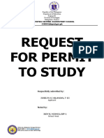 Cover-Permit To Study